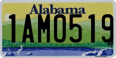 AL license plate 1AM0519