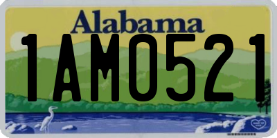 AL license plate 1AM0521