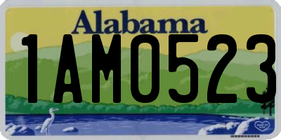 AL license plate 1AM0523