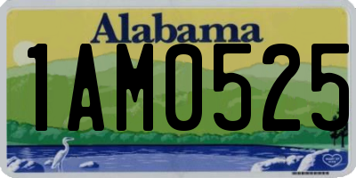 AL license plate 1AM0525