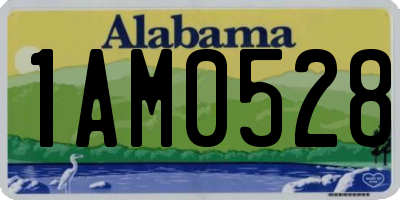 AL license plate 1AM0528