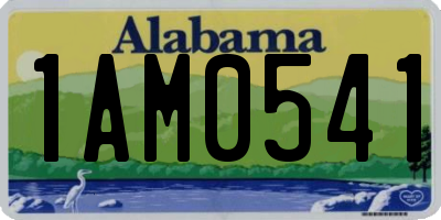 AL license plate 1AM0541