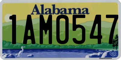 AL license plate 1AM0547