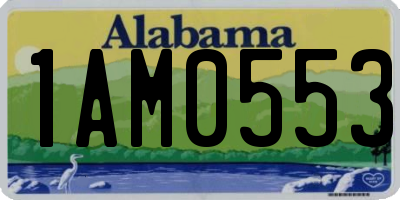 AL license plate 1AM0553