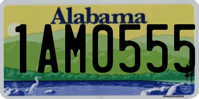 AL license plate 1AM0555