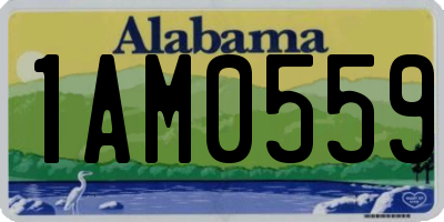 AL license plate 1AM0559
