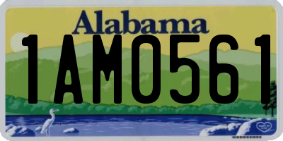 AL license plate 1AM0561