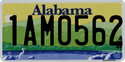 AL license plate 1AM0562