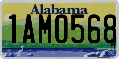 AL license plate 1AM0568