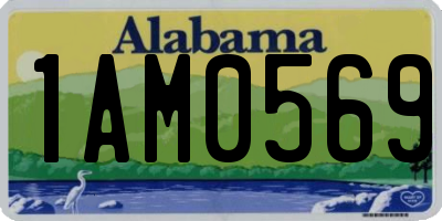 AL license plate 1AM0569