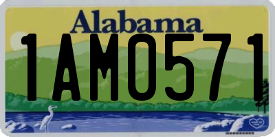 AL license plate 1AM0571
