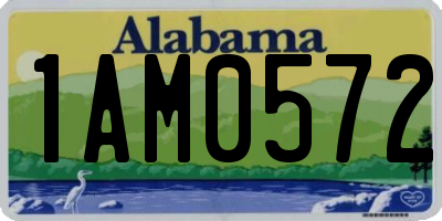 AL license plate 1AM0572