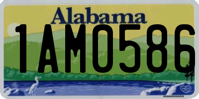 AL license plate 1AM0586