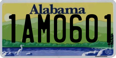 AL license plate 1AM0601