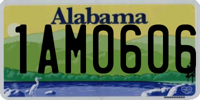 AL license plate 1AM0606