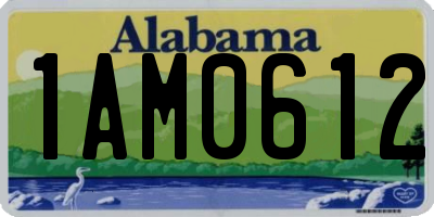 AL license plate 1AM0612