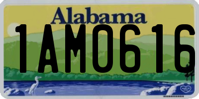 AL license plate 1AM0616