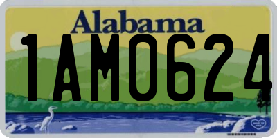 AL license plate 1AM0624
