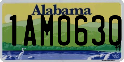 AL license plate 1AM0630
