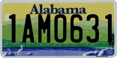 AL license plate 1AM0631