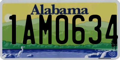 AL license plate 1AM0634