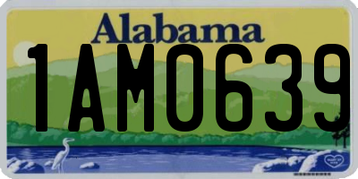 AL license plate 1AM0639
