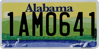 AL license plate 1AM0641