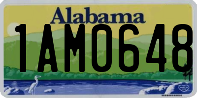 AL license plate 1AM0648