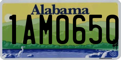 AL license plate 1AM0650
