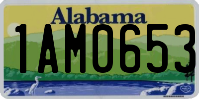 AL license plate 1AM0653