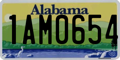 AL license plate 1AM0654
