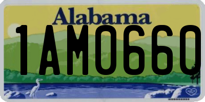 AL license plate 1AM0660