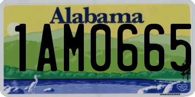 AL license plate 1AM0665