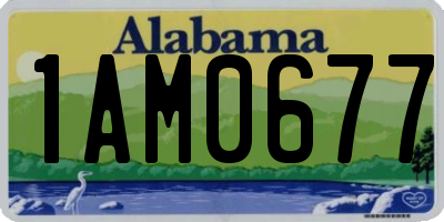 AL license plate 1AM0677