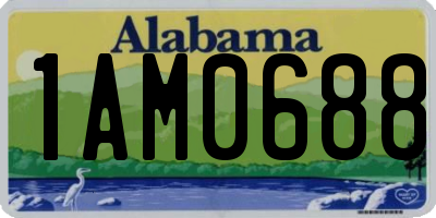 AL license plate 1AM0688