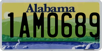 AL license plate 1AM0689