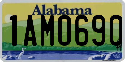 AL license plate 1AM0690