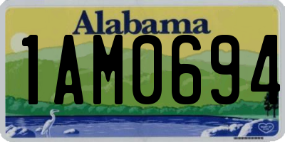 AL license plate 1AM0694