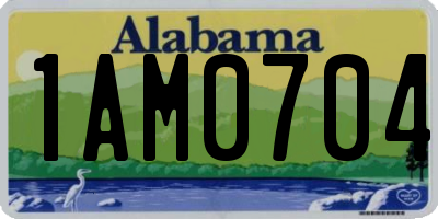 AL license plate 1AM0704