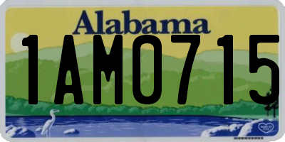 AL license plate 1AM0715