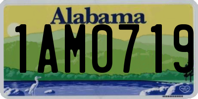AL license plate 1AM0719