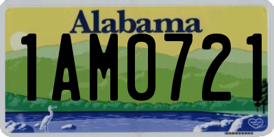 AL license plate 1AM0721