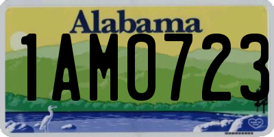 AL license plate 1AM0723