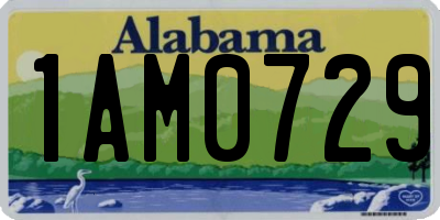 AL license plate 1AM0729