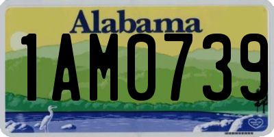 AL license plate 1AM0739