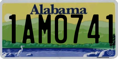 AL license plate 1AM0741