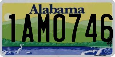 AL license plate 1AM0746