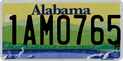AL license plate 1AM0765