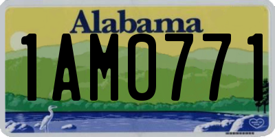 AL license plate 1AM0771