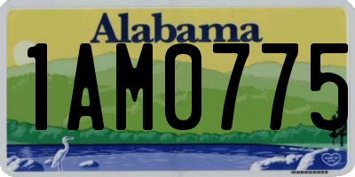 AL license plate 1AM0775